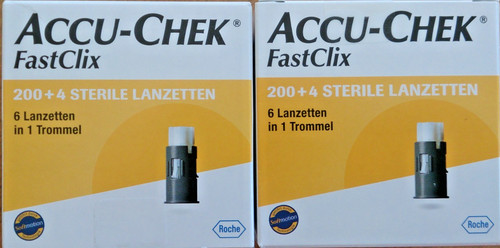 200 accu chek fastclix - x, accu-chek